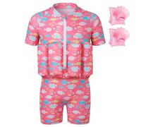 Summshall Costume da bagno per bambini e bambine, con galleggiamento, per il nuoto, per il nuoto