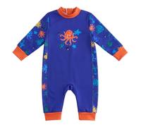 Summshall Muta in neoprene per bambini 0-3 anni, costume da bagno termico con fodera in pile e protezione UV UPF 50+, mantiene il caldo, costume intero per piscina, lezioni di nuoto, spiaggia