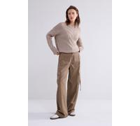 Summum Woman Cargo Wideleg Pants Cavalry Lyocell Twill Olive Taglia: 40 | Pantaloni cargo Outlet | Donna | Verde