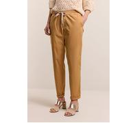Summum Woman Jogger Pants Light Weight Twill Soft Camel Taglia: 36 | Pantaloni da tuta Outlet | Donna | Marrone