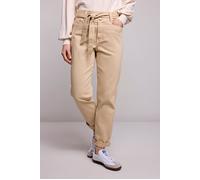 Summum Woman Tapered Pants Peachy Stretch Twill Mix Latte Taglia: 44 | Pantaloni dritti Outlet | Donna | Arancia