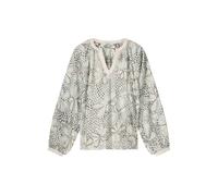 Summum Woman Top Cross Stitch Hand Embroidery Ivory Taglia: 36 | Cappotti Outlet | Donna | Bianco