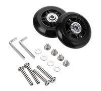SUMNACON 70 x 24 mm ruote di ricambio per bagagli, kit di riparazione per bagagli, set da 2 pezzi, come indicato, Moda