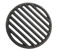 SUMNACON Griglia per caminetto in ghisa, rotonda, 27,5 cm, per barbecue ad alto calore, griglia a carbone per forni, griglia di ricambio per barbecue