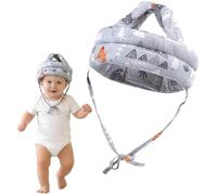 Sumneo Protezione per la testa del bambino con graziosi fermagli per capelli - Casco protettivo come cuscino anti-urto per neonati, in morbido cotone, privo di sostanze nocive, per bambini dai 6 ai 36