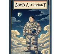Sumo Astronaut: Japanese Art / Woodblock Print / Stress Relief / Mindfulness / sumo astronaut