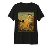 Sumo Onsen Disco Volante Rapimento UFO Art Maglietta Premium