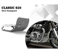 Sump Guard Argento Originale Royal Enfield Classic 650