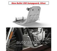 Sump Guard Silver adatto per Royal Enfield Classic 350, Meteor, proiettile...