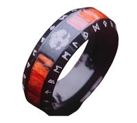 Sumpgle Anello da uomo in stile europeo e americano dell'albero della vita dell'acciaio inossidabile dell'annata