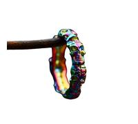 Sumpgle Anello teschio in acciaio inox per gli uomini Vintage Bold Style Fashion Jewelry Design unico