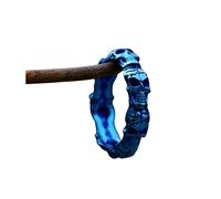 Sumpgle Anello teschio in acciaio inox per gli uomini Vintage Bold Style Fashion Jewelry Design unico
