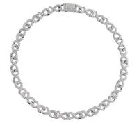 Sumpgle Catena Cuba dell'infinito di stile hip hop del metallo per il regalo, 8 inch/20 cm