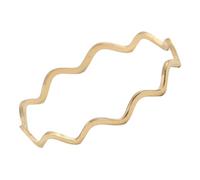 Sumpgle Set di anelli minimalisti a forma di onda, delicati anelli impilabili, design ondulato, in acciaio al titanio, anelli per nocche da mignolo regalo per le donne, 6, Placcato oro 18 carati