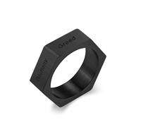 Sumpgle Sette peccati capitali e virtù Anello in acciaio al titanio Unisex Fashion Jewelry Accessorio di personalità unica