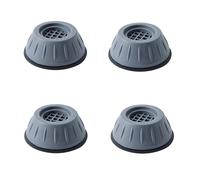 SUMPIGGER 4 pezzi di supporto per lavatrice a cancellazione di rumore e urti riduce il rumore e antiscivolo in gomma anti vibrazioni, per lavatrice e asciugatrice anti-camminata