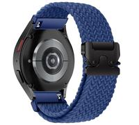 SumRioo Cinturino 20mm per Samsung Galaxy Watch 7/6/5/4/FE 40mm 44mm, Nylon Intrecciato Cinturino per Galaxy Watch 6 Classic 43mm 47mm/Watch 4 Classic 42mm 46mm/5 Pro 45mm, Blu