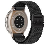 SumRioo Cinturino Compatibile con Amazfit Active 2/2 Square/Active/GTS 4 3 2 1 Mini/GTR Mini/GTS 4 3 2 1, Nylon Tessitura 20mm Cinturino per Amazfit Bip 3/3 Pro/U Pro/Lite, Nero