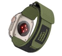 SumRioo Cinturino Compatibile con Apple Watch 42mm(Series 11 10) 41mm 40mm 38mm, Nylon Cinturino Ricambio Sportivo per iWatch Series 11 10 9 8 7 6 5 4 3 2 1 SE3 SE2, Verde