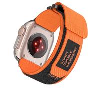 SumRioo Cinturino Compatibile con Apple Watch 42mm(Series 11 10) 41mm 40mm 38mm, Nylon Cinturino Ricambio Sportivo per iWatch Series 11 10 9 8 7 6 5 4 3 2 1 SE3 SE2, Arancia