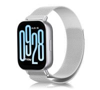 SumRioo Cinturino Compatibile con Xiaomi Redmi Watch 5 Active/5 Lite, 22mm Cinturino in Maglia Milanese Metallo per Xiaomi Watch S4/S4 Sport/S3/S1/S1 Pro/S1 Active/2/2 Pro Uomini Donne, Argento
