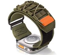 SumRioo Nylon Cinturino Compatibile con Apple Watch 42mm(Series 11 10) 41mm 40mm 38mm, Cinturino Ricambio Sportivo per iWatch Series 11 10 9 8 7 6 5 4 3 2 1 SE3 SE2, Army Green