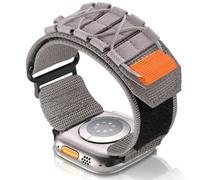 SumRioo Nylon Cinturino Compatibile con Apple Watch 42mm(Series 11 10) 41mm 40mm 38mm, Cinturino Ricambio Sportivo per iWatch Series 11 10 9 8 7 6 5 4 3 2 1 SE3 SE2, Grigio