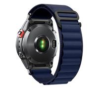 SumRioo QuickFit 22mm Cinturino per Garmin Fenix 8/8 Solar 47mm/7 Pro/7/6 Pro/6/5/5 Plus/E, Nylon Alpine Loop Cinturino per Garmin Tactic 8 47mm, Descent G2, Epix 2, Forerunner 965/955, Blu navy