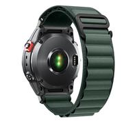 SumRioo QuickFit 22mm Cinturino per Garmin Fenix 8/8 Solar 47mm/7 Pro/7/6 Pro/6/5/5 Plus/E, Nylon Alpine Loop Cinturino per Garmin Tactic 8 47mm, Descent G2, Epix 2, Forerunner 965/955, Verde Scuro