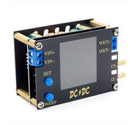 Sumsoctober Boost Converter, DC 5.5-30V a 0.5-30V modulo di alimentazione regolabile, regolatore step up down 3A 35W, display LCD, protezione da inversione di polarità (35 W senza ventola)