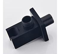 Sumsoctober Connettore a gomito quadrato per doccia, montaggio a parete a gomito con staffa per doccia, realizzato in ottone