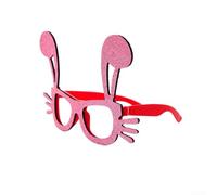 Sumsoctober Festeggia con stile adorabili orecchie da coniglietto occhiali come oggetti di scena unici per la fotografia creativa (rosa)