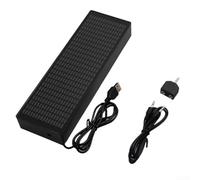 Sumsoctober Indicatore musicale a LED VU Meter con LED, 12 modalità di visualizzazione, controllo vocale e linea audio, luce d'atmosfera alimentata tramite USB e sveglia (controllo vocale)