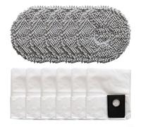 Sumsoctober Kit di ricambio per Eureka J15 Pro-Ultra, 5 panni in microfibra e 6 sacchetti per aspirapolvere, accessori (A)