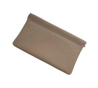 Sumsoctober Portafoglio lungo in elegante pelle PU, chiusura automatica per passaporto e oggetti essenziali quotidiani, ottimo accessorio per viaggi e uso quotidiano, Marrone