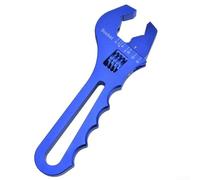 Sumsoctober Regolabile per chiave per tubo flessibile, design ergonomico, compatibile con raccordi in alluminio da 3AN a 16AN (blu)