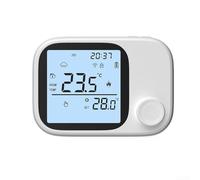 Sumsoctober Termostato senza fili astuto della caldaia di Wifi RF433 per Tuya con la temperatura programmabile, i modi manuali ed automatici e senza fili interurbani