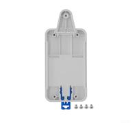 Sumsoctober Vassoio di montaggio su guida DIN DR per Smart Home, organizer per guida DIN in acciaio regolabile a risparmio di parete con antivibrazione e canalina per cavi