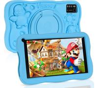 SUMTAB Tablet Bambini 7 Pollici con Controllo Parentale, Android 13 Tablette, 8 GB RAM 64GB ROM (256 GB Estensione) Bluetooth, WiFi,Tablet per Bambini con Custodia(Blu)
