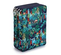 SUMTree 200 fori Astuccio per matite colorate sacchetto di matite per disegnatore o amante della pittura (foresta)