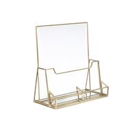 SUMTree A4 - Espositore in vetro con porta biglietti da visita, porta brochure per ufficio, bancone, negozio, bar, volantino, per menu, catalogo