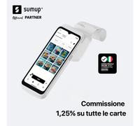 SumUp Terminal POS con stampante | 1,25% su tutte le carte | Solo Nuovi Clienti