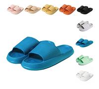 Sumvov Ciabatte Donna Uomo Antiscivolo Ciabatte per Doccia Piscina,Pantofole da casa per donna morbidissime come una nuvola,ciabatte spiaggia piscina Donna Uomo(Blu,40-41 EU)