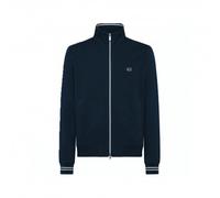 Sun 68 Felpa Con Cerniera Piquet Blu Uomo M