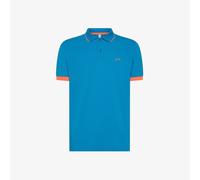 Sun 68 Polo Small Stripes Fluo Azzurro - Taglia S Abbigliamento Uomo T-shirts