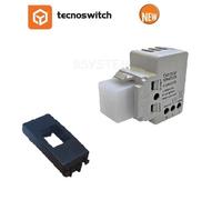 sun arkè SCHUKO DEVIATORE PRESA INTERRUTTORE COMPATIBILE VIMAR ARKE' nero opaco