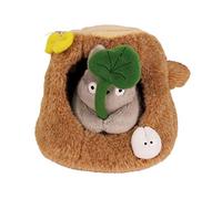 Sun Arrow Totoro in Tronco di Albero Peluche con Il Mio Vicino Totoro Studio Ghibli