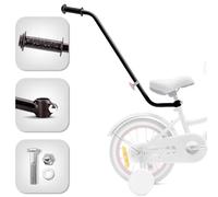 sun baby Barra di Spinta per Bambini Supporto per Bicicletta Unisex Presa di Spinta Dispositivo per Imparare Veicolo da Ciclismo (Nero)