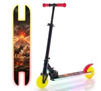 SUN BABY LUMI RIDE Monopattino 3 Ruote LED 20 Programmi - Nero Dinosauri