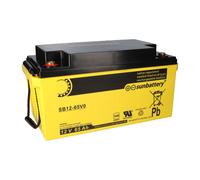 SUN Battery SB12-65V0 Batteria AGM 12V 65Ah Blei-Akku con VDS